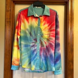 Ladies Ranch Dressn’ Rodeo Western Shirt Medium